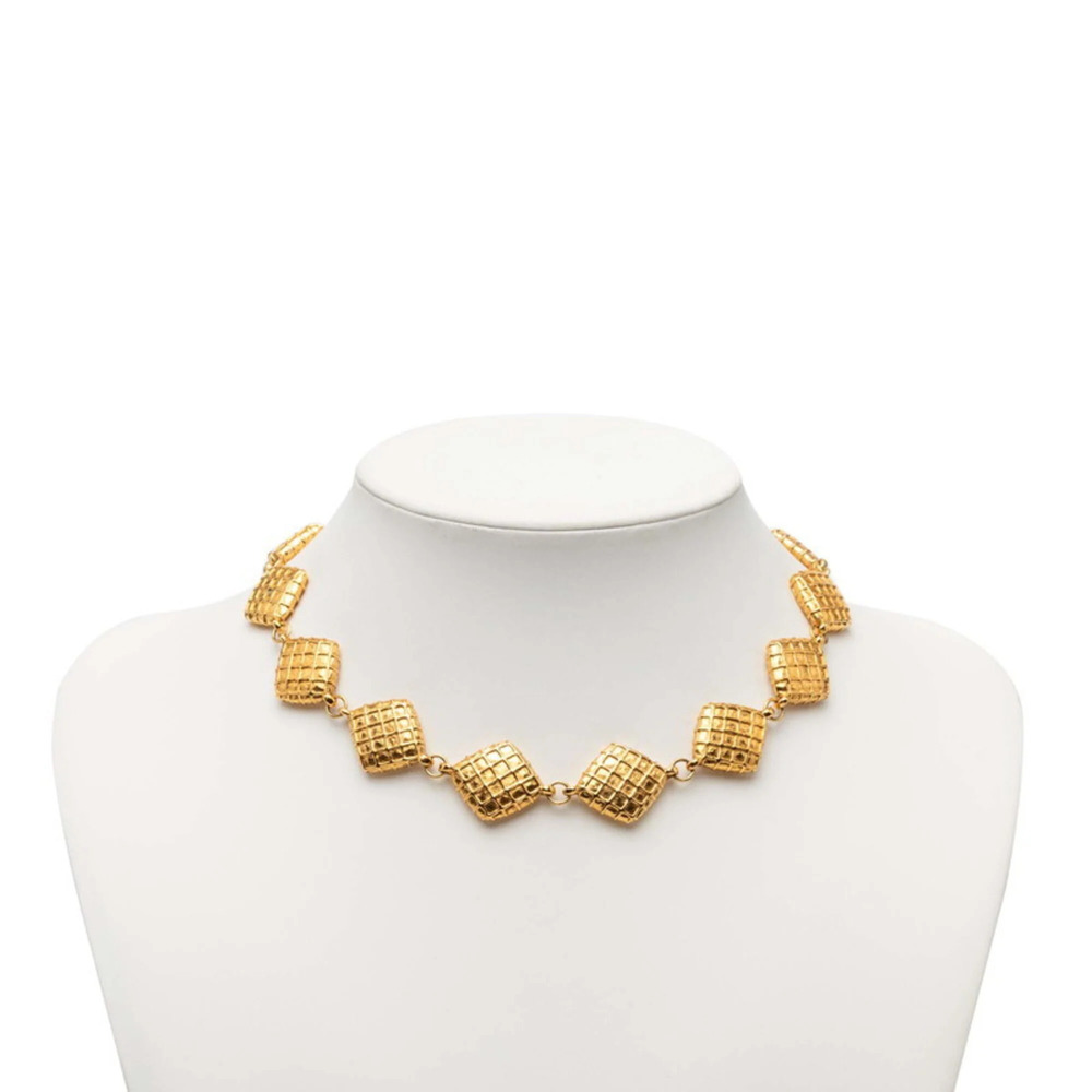 CHANEL Gold Diamond Bean Necklace - Picture 1 of 5